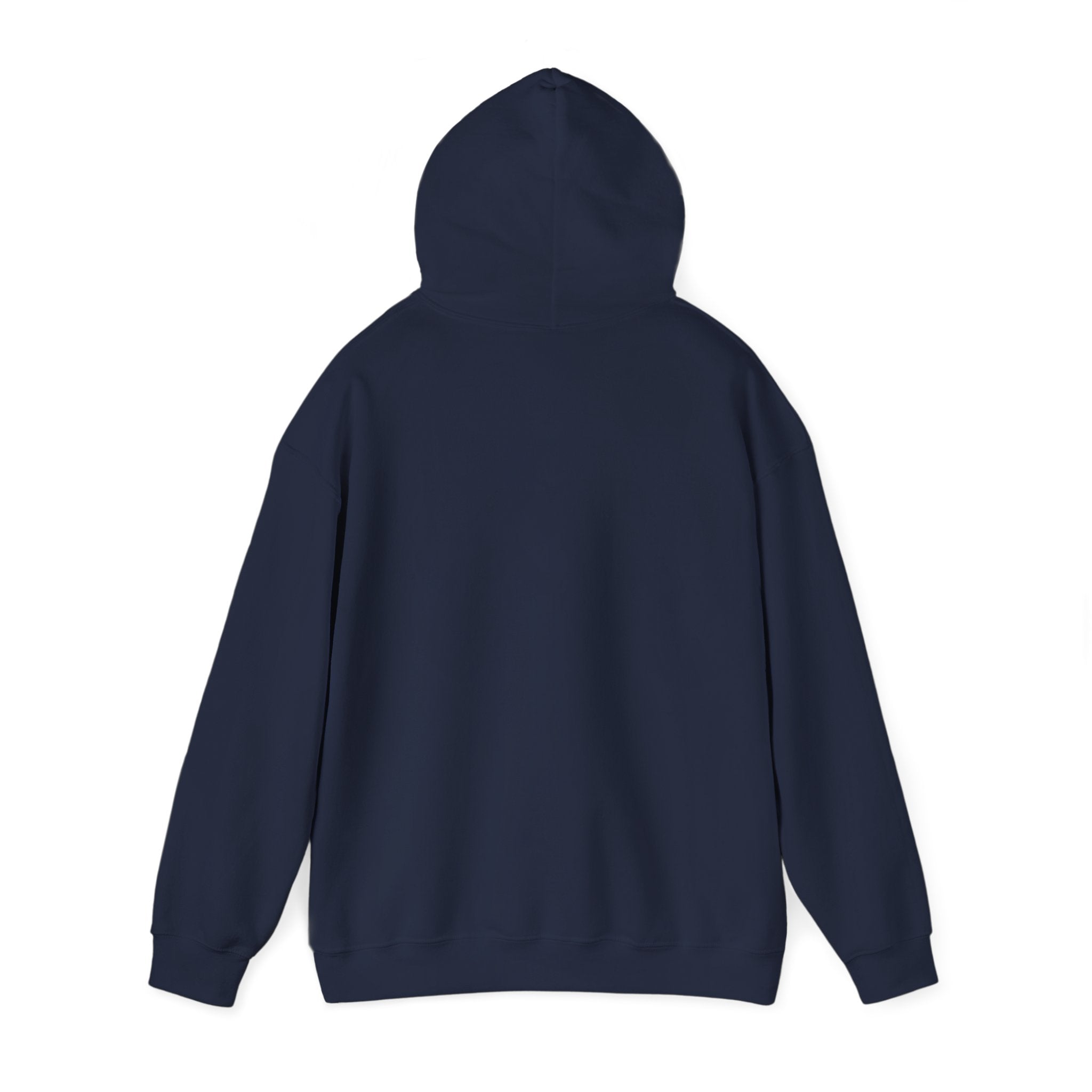 White Minimal Logo Hoodie — Clean Casual Unisex Pullover