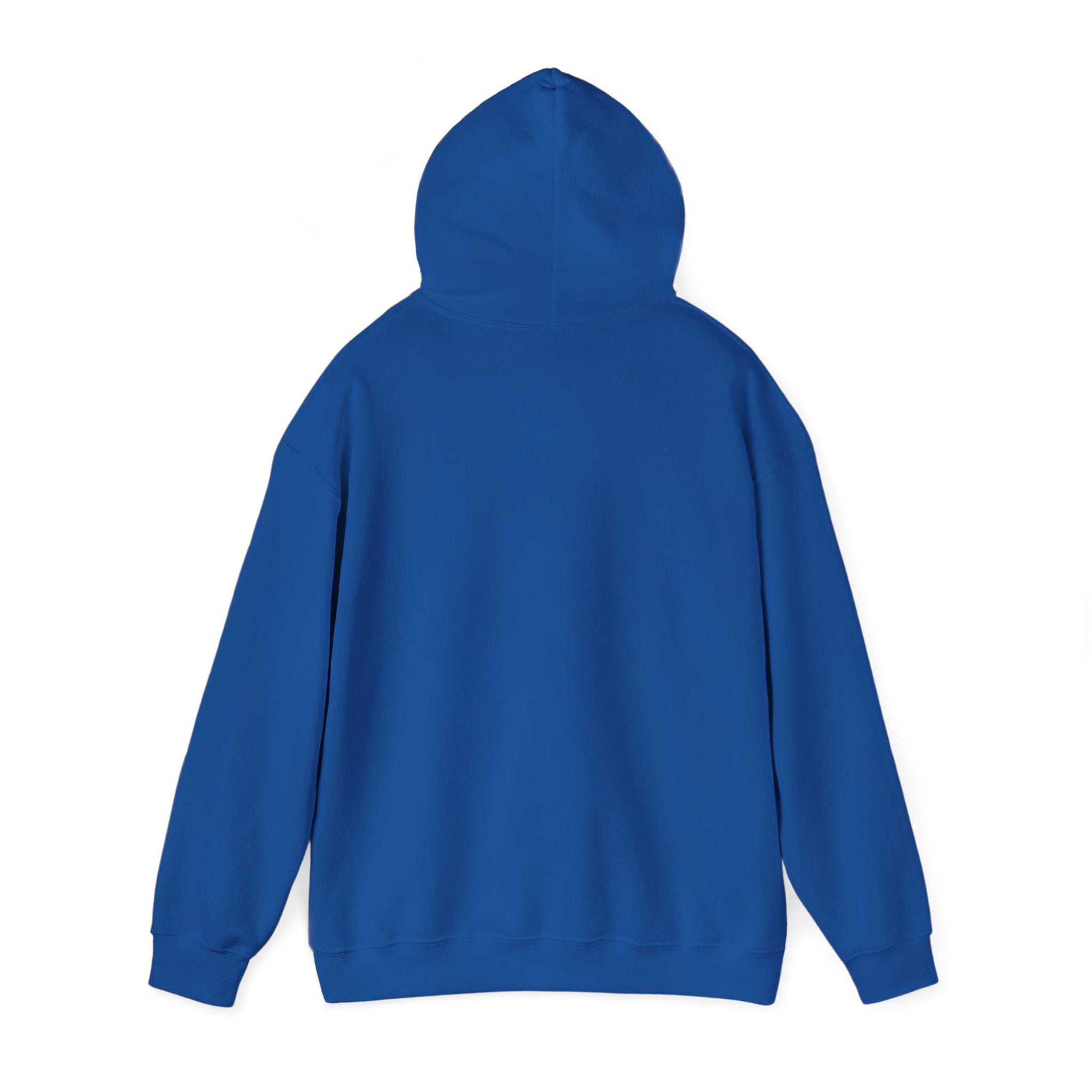 White Minimal Logo Hoodie — Clean Casual Unisex Pullover