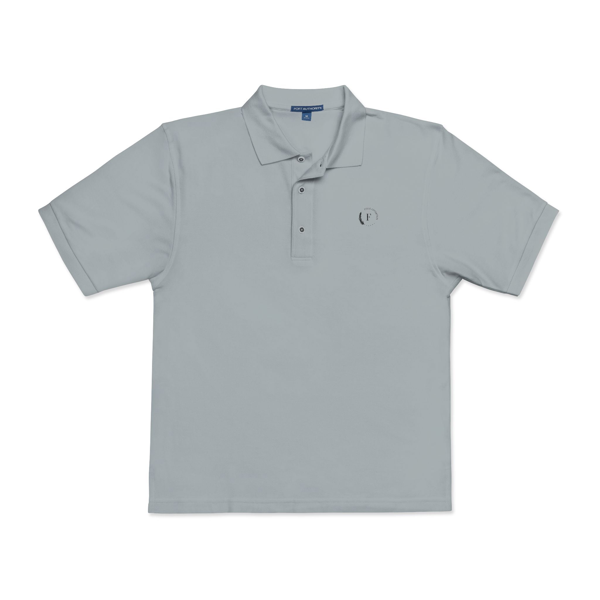 Embroidered Minimalist Heart Polo Shirt
