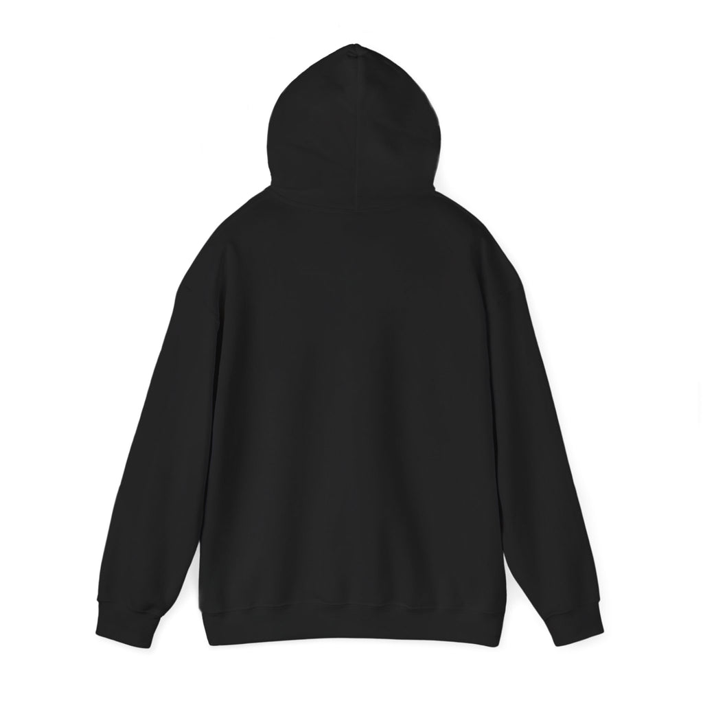 White Minimal Logo Hoodie — Clean Casual Unisex Pullover