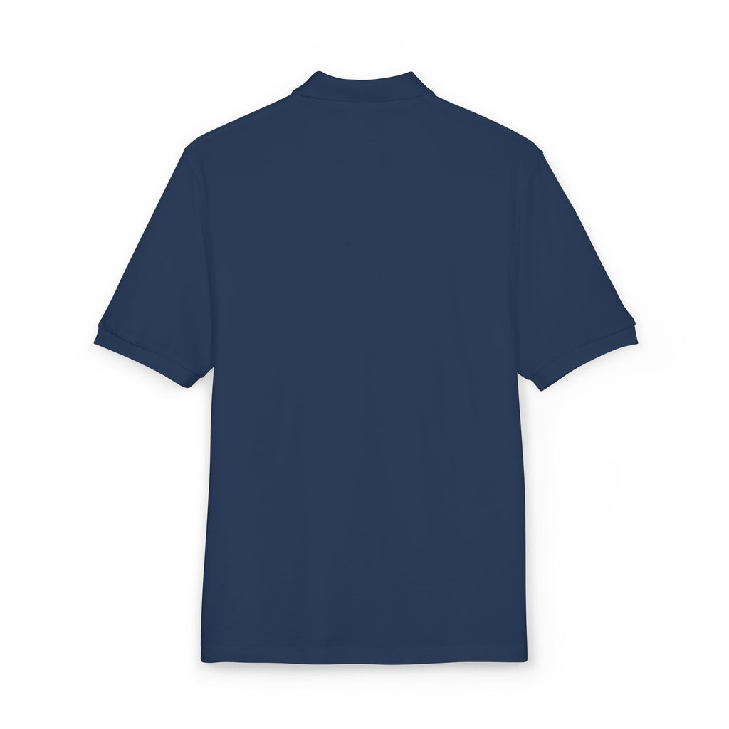 Embroidered Minimalist Heart Polo Shirt