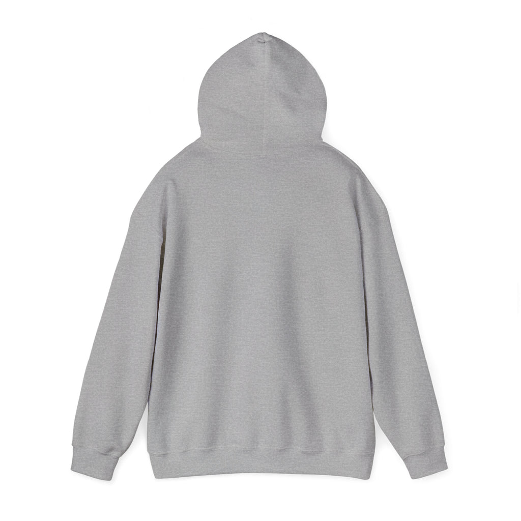 White Minimal Logo Hoodie — Clean Casual Unisex Pullover