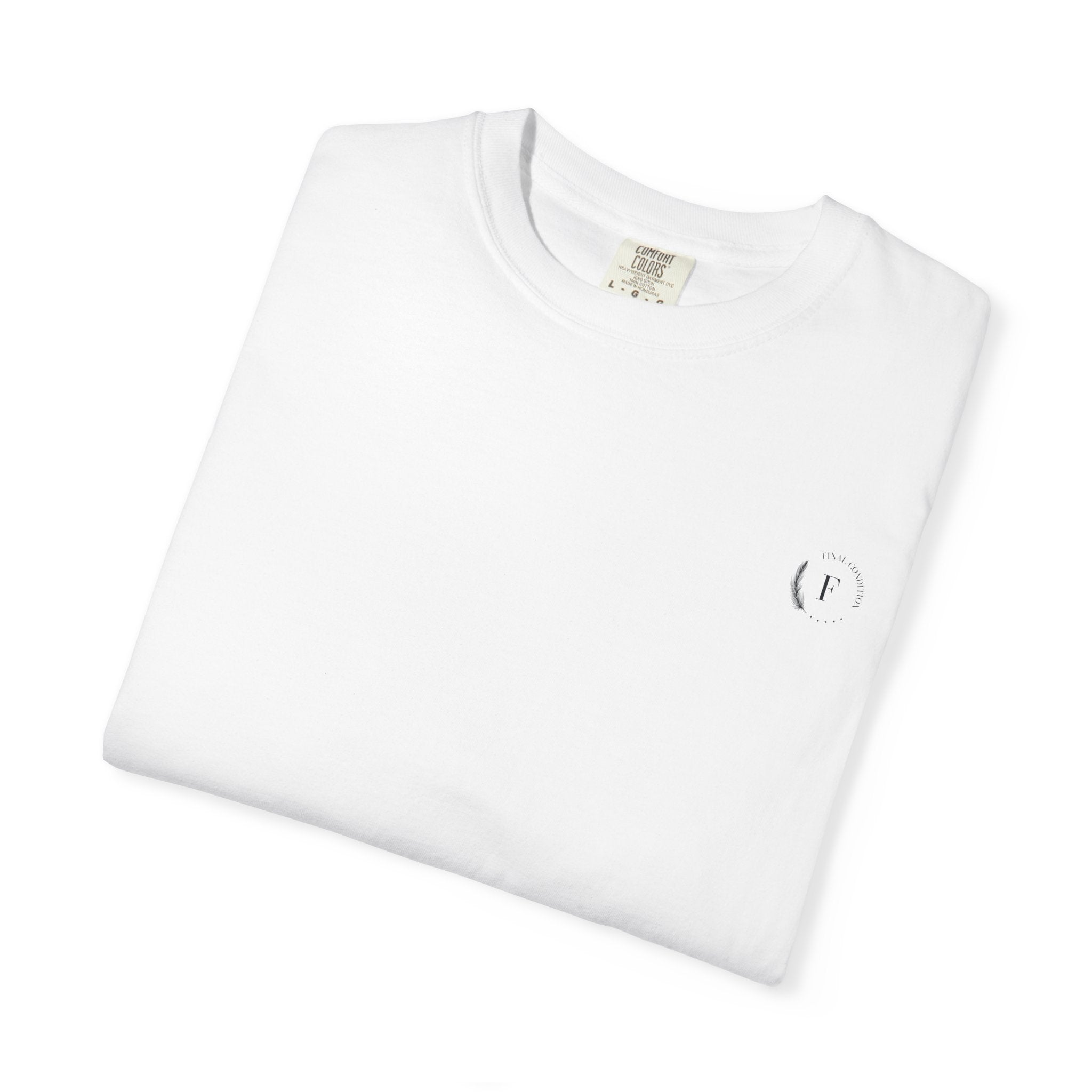 T-Shirt — Minimal White Garment-Dyed Tee
