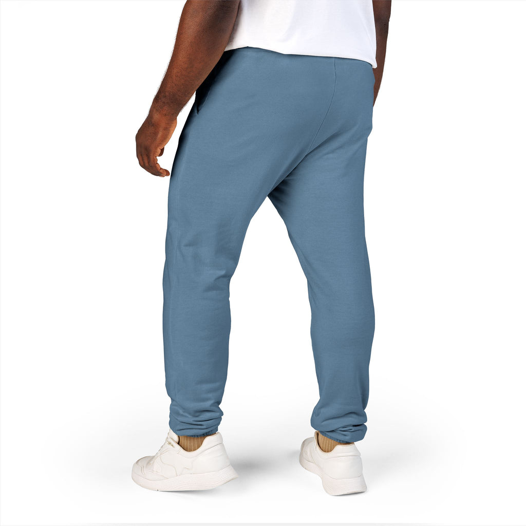 Fleece Sweatpants — Minimalist Cream Joggers with Small Chest Logo