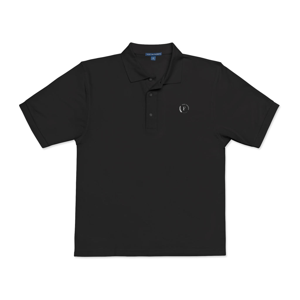 Embroidered Minimalist Heart Polo Shirt