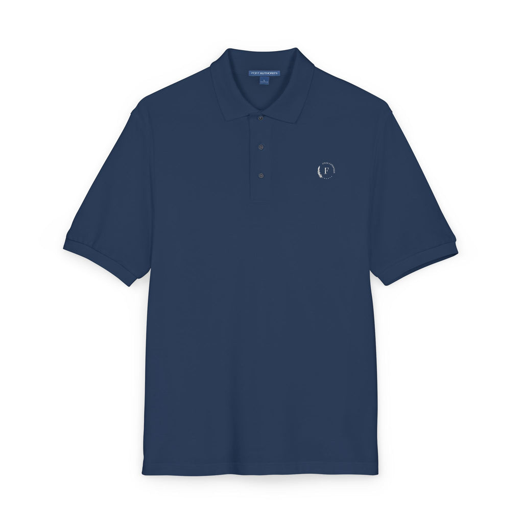 Embroidered Minimalist Heart Polo Shirt