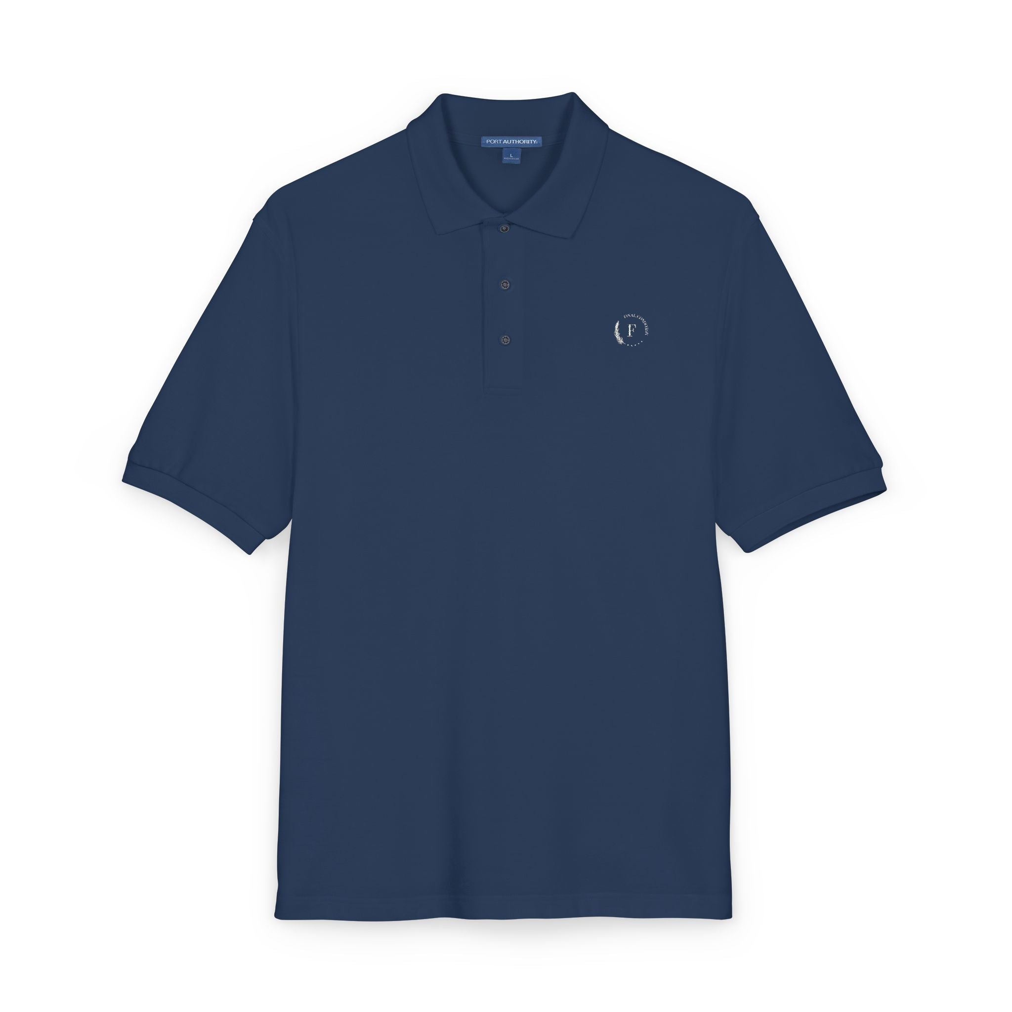 Embroidered Minimalist Heart Polo Shirt