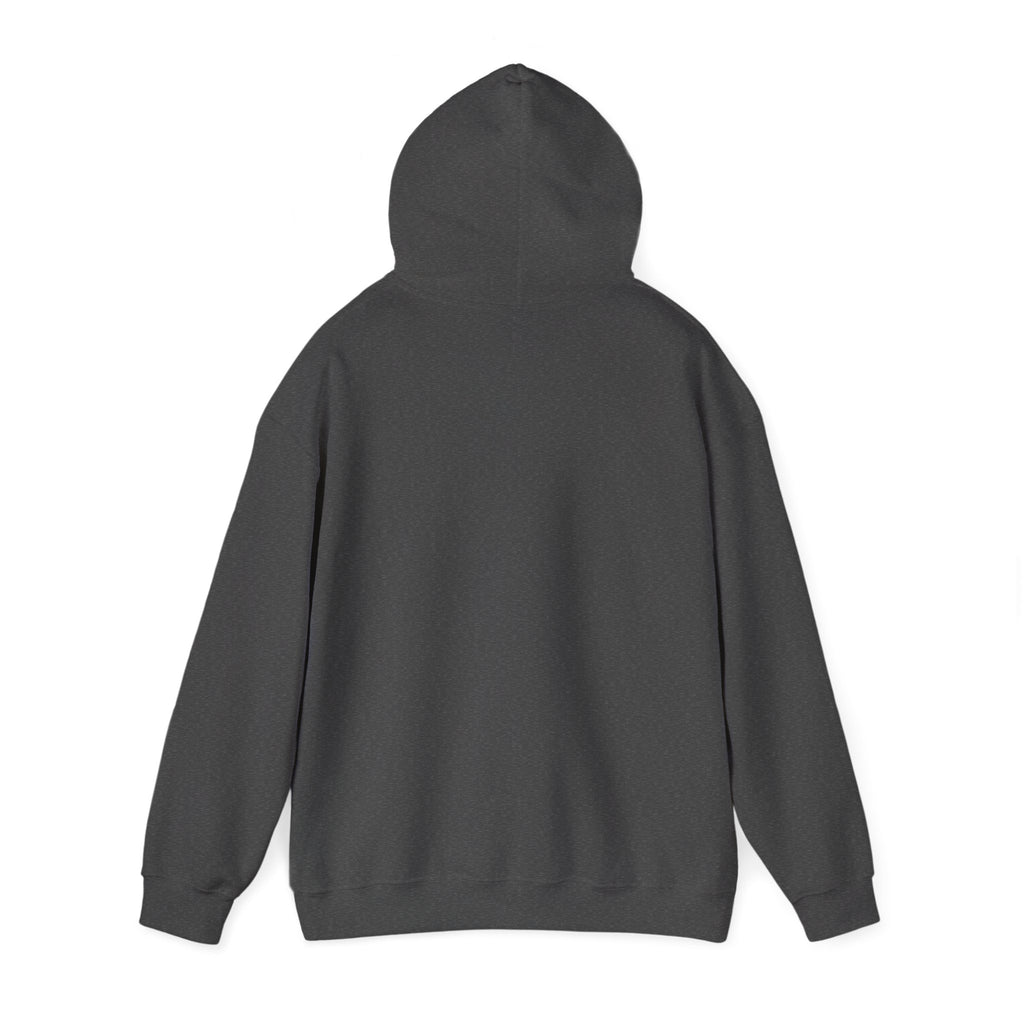 White Minimal Logo Hoodie — Clean Casual Unisex Pullover