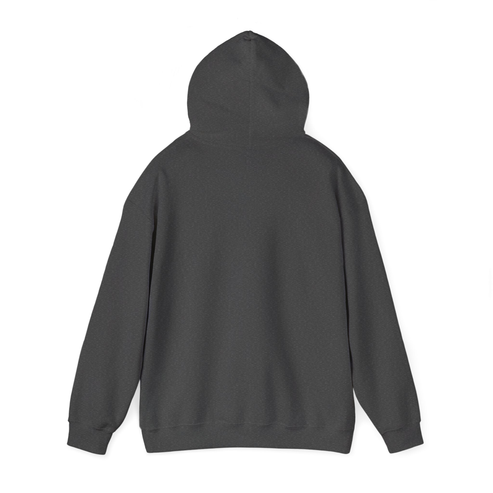 White Minimal Logo Hoodie — Clean Casual Unisex Pullover