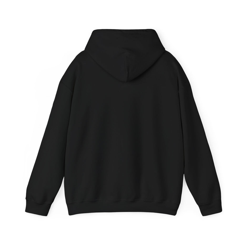 White Minimal Logo Hoodie — Clean Casual Unisex Pullover