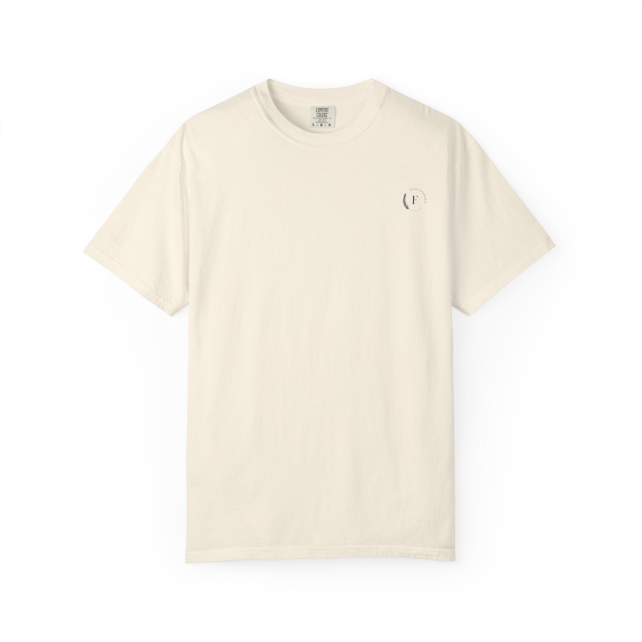 T-Shirt — Minimal White Garment-Dyed Tee