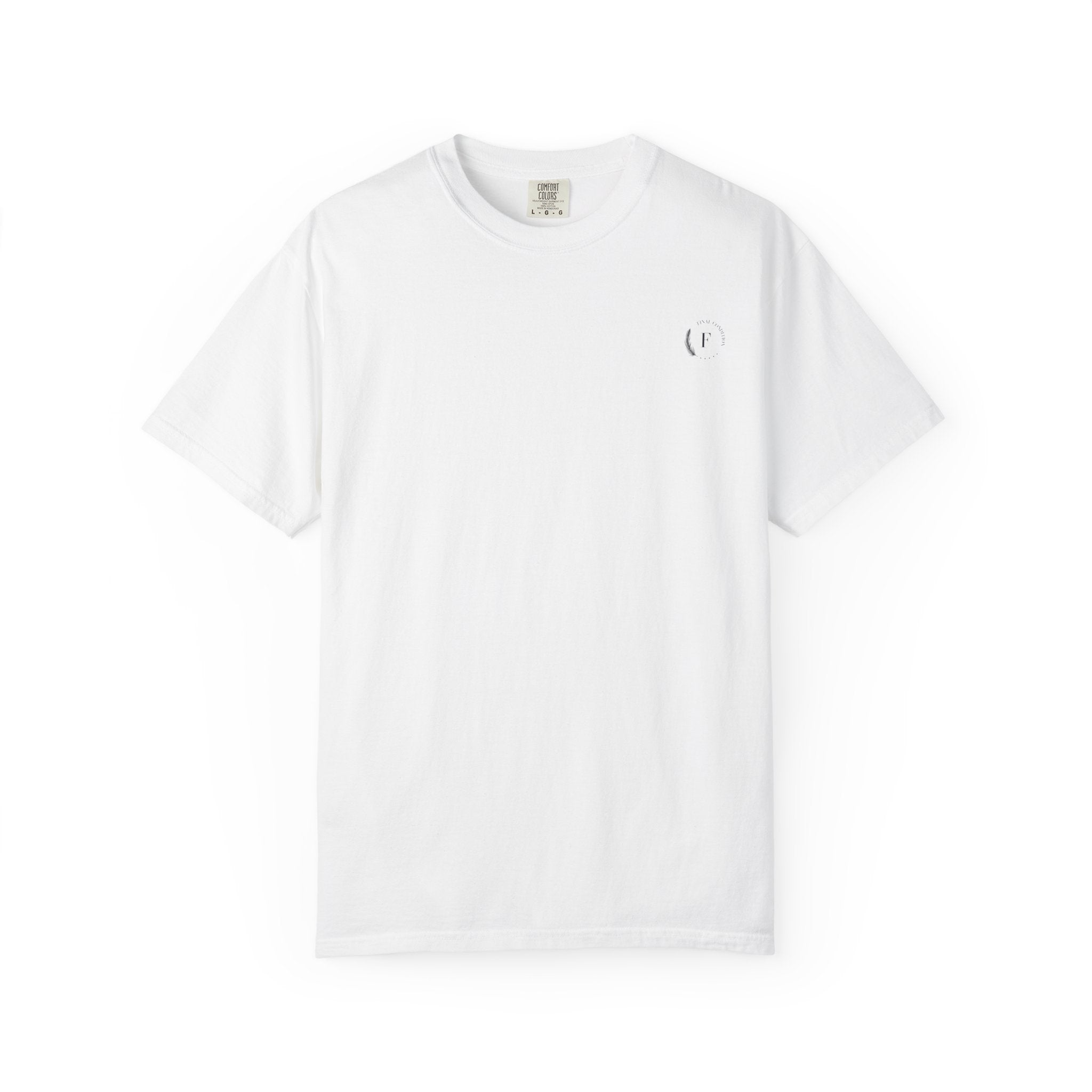 T-Shirt — Minimal White Garment-Dyed Tee