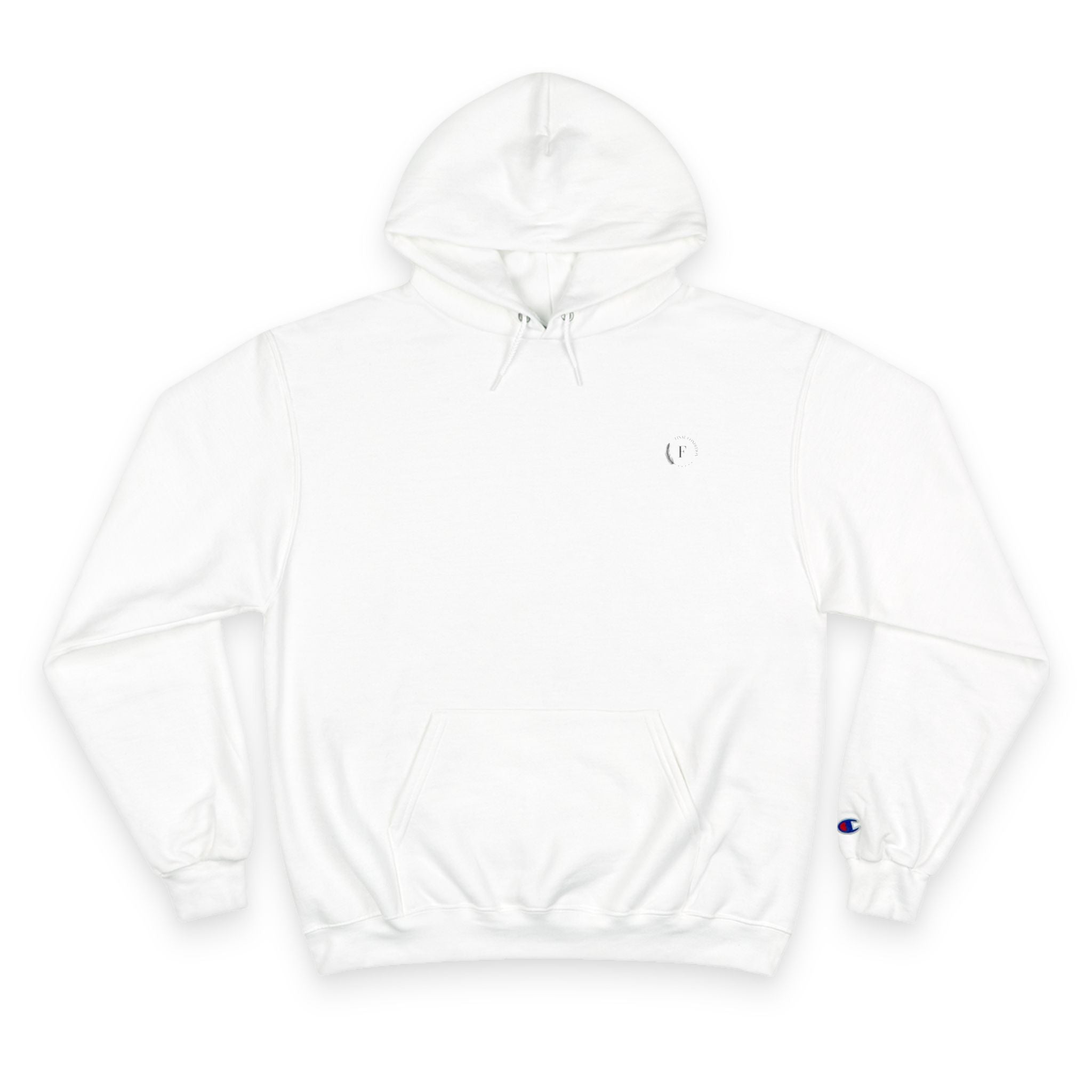 Champion Hoodie — Classic White Logo Pullover Hoodie