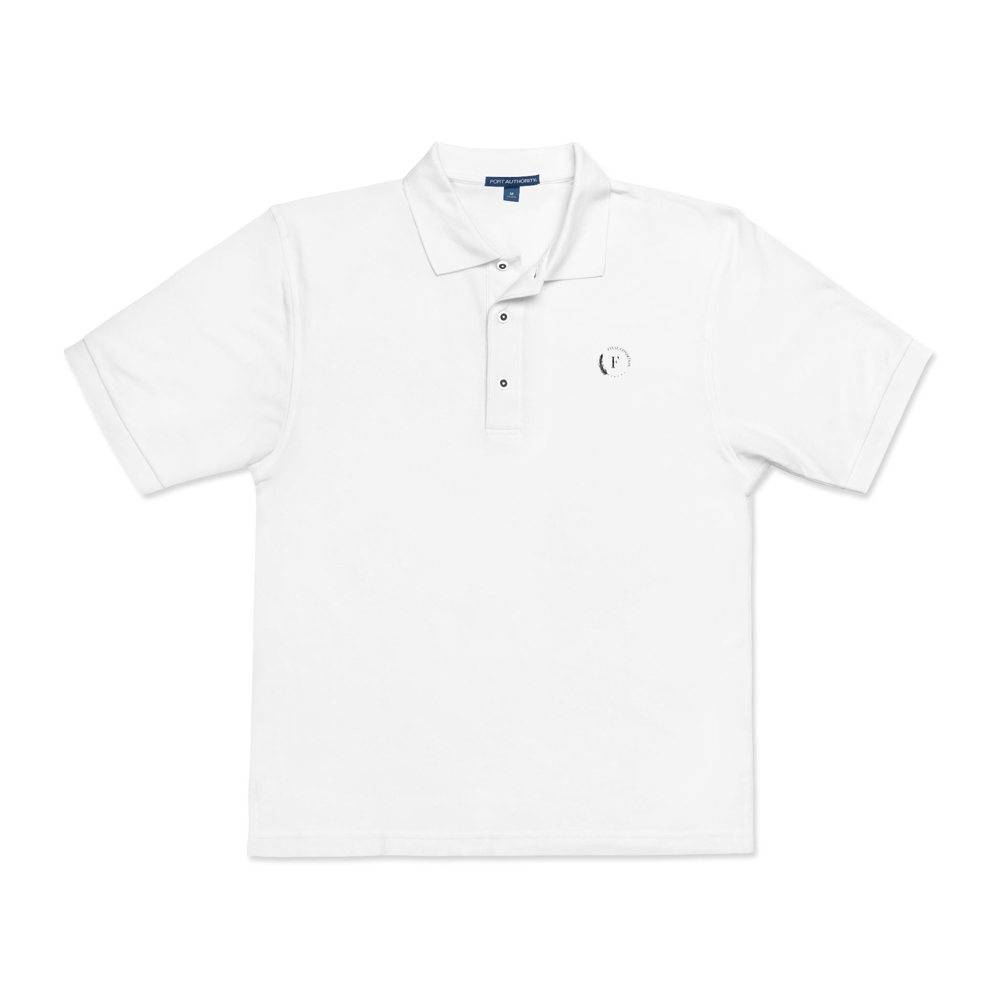Embroidered Minimalist Heart Polo Shirt