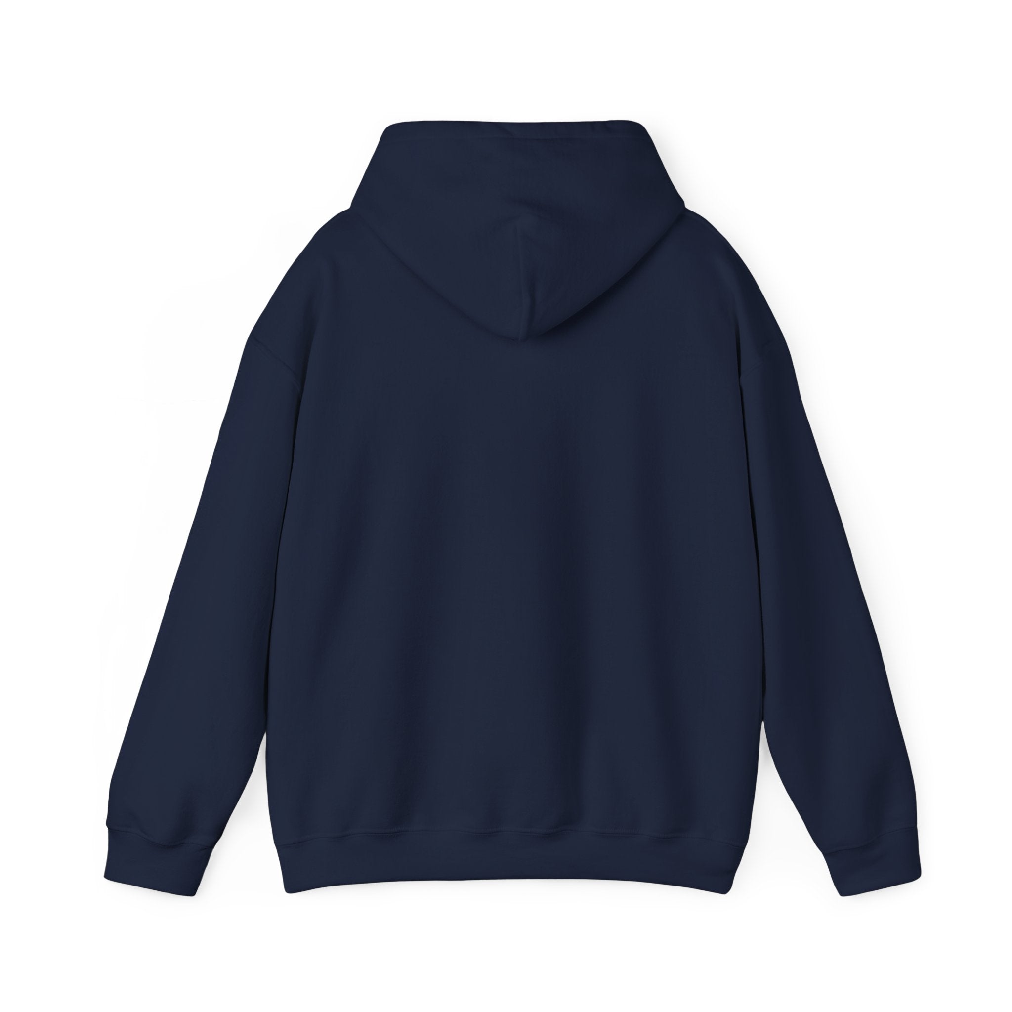 White Minimal Logo Hoodie — Clean Casual Unisex Pullover