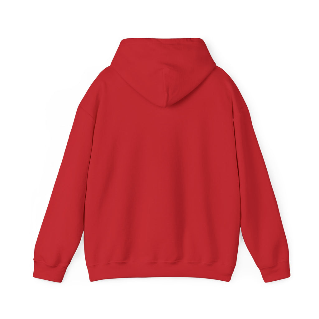 White Minimal Logo Hoodie — Clean Casual Unisex Pullover