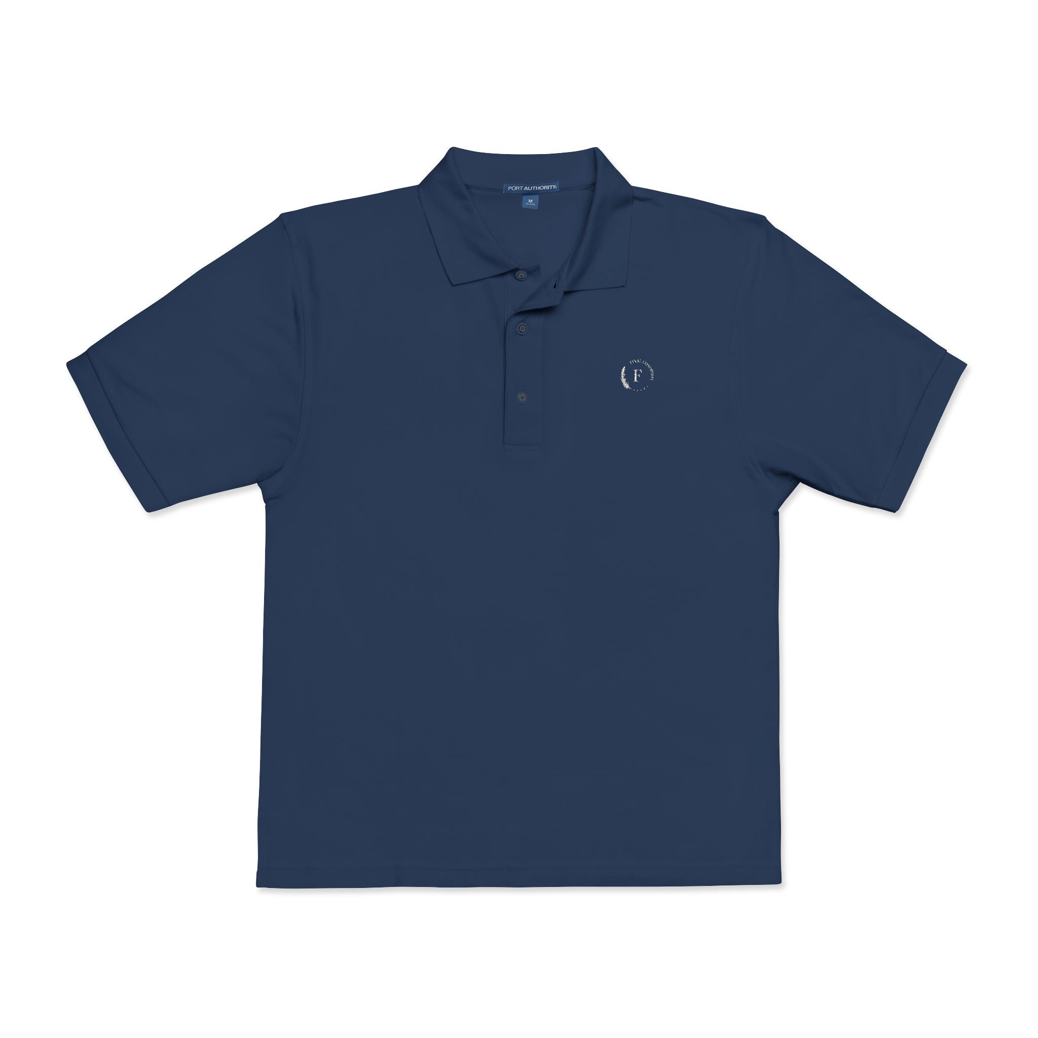 Embroidered Minimalist Heart Polo Shirt