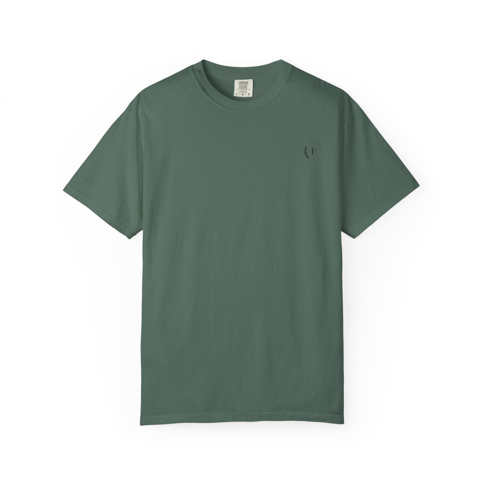 T-Shirt — Minimal White Garment-Dyed Tee