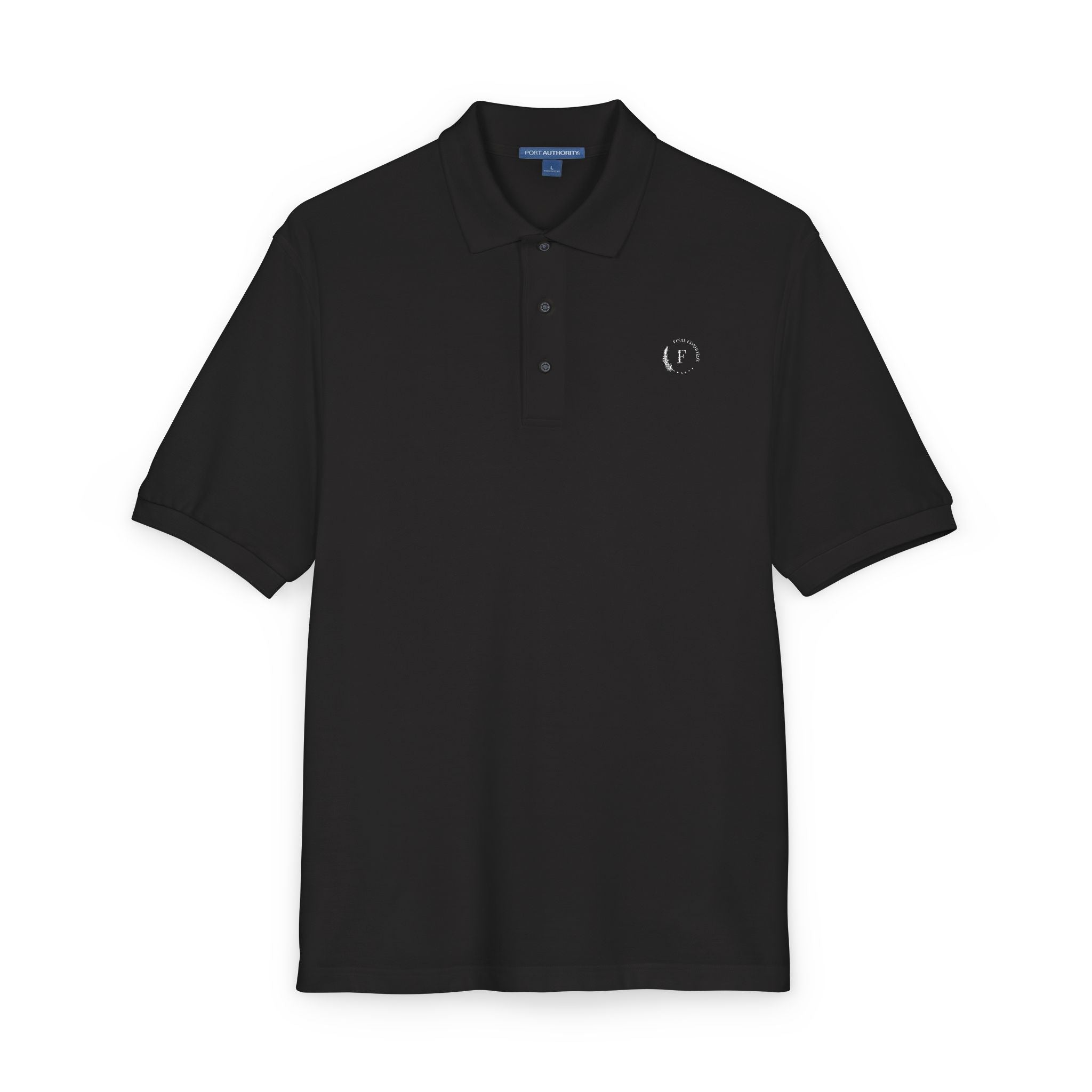 Embroidered Minimalist Heart Polo Shirt