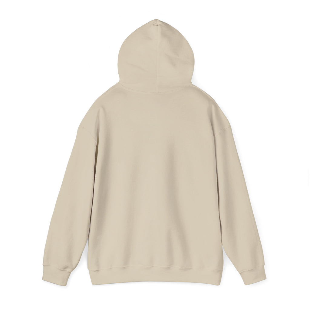 White Minimal Logo Hoodie — Clean Casual Unisex Pullover