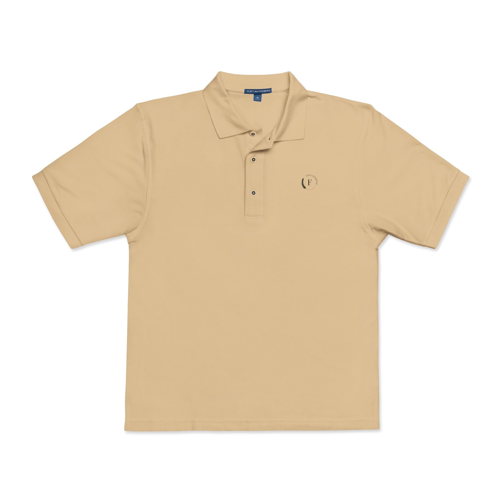 Embroidered Minimalist Heart Polo Shirt