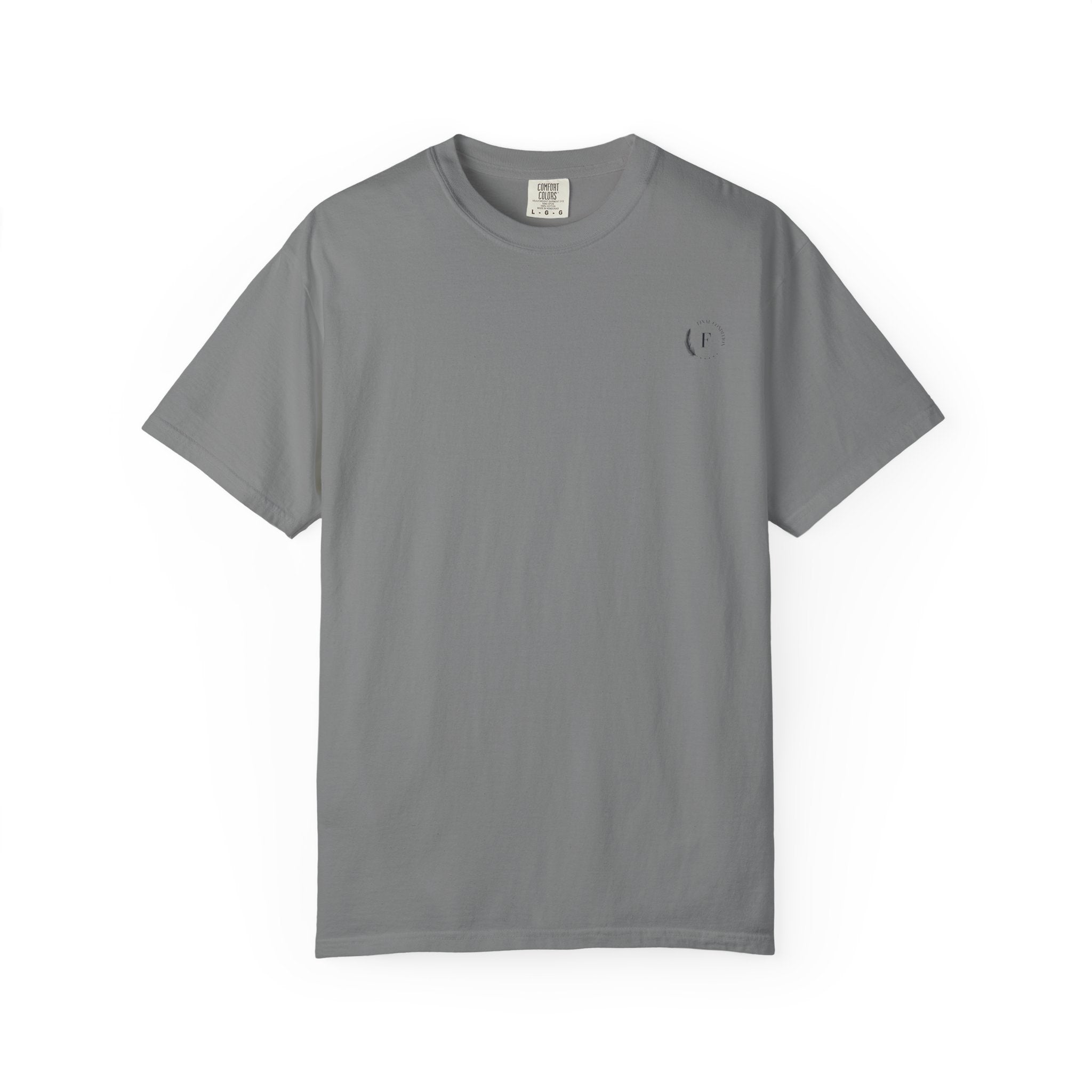 T-Shirt — Minimal White Garment-Dyed Tee