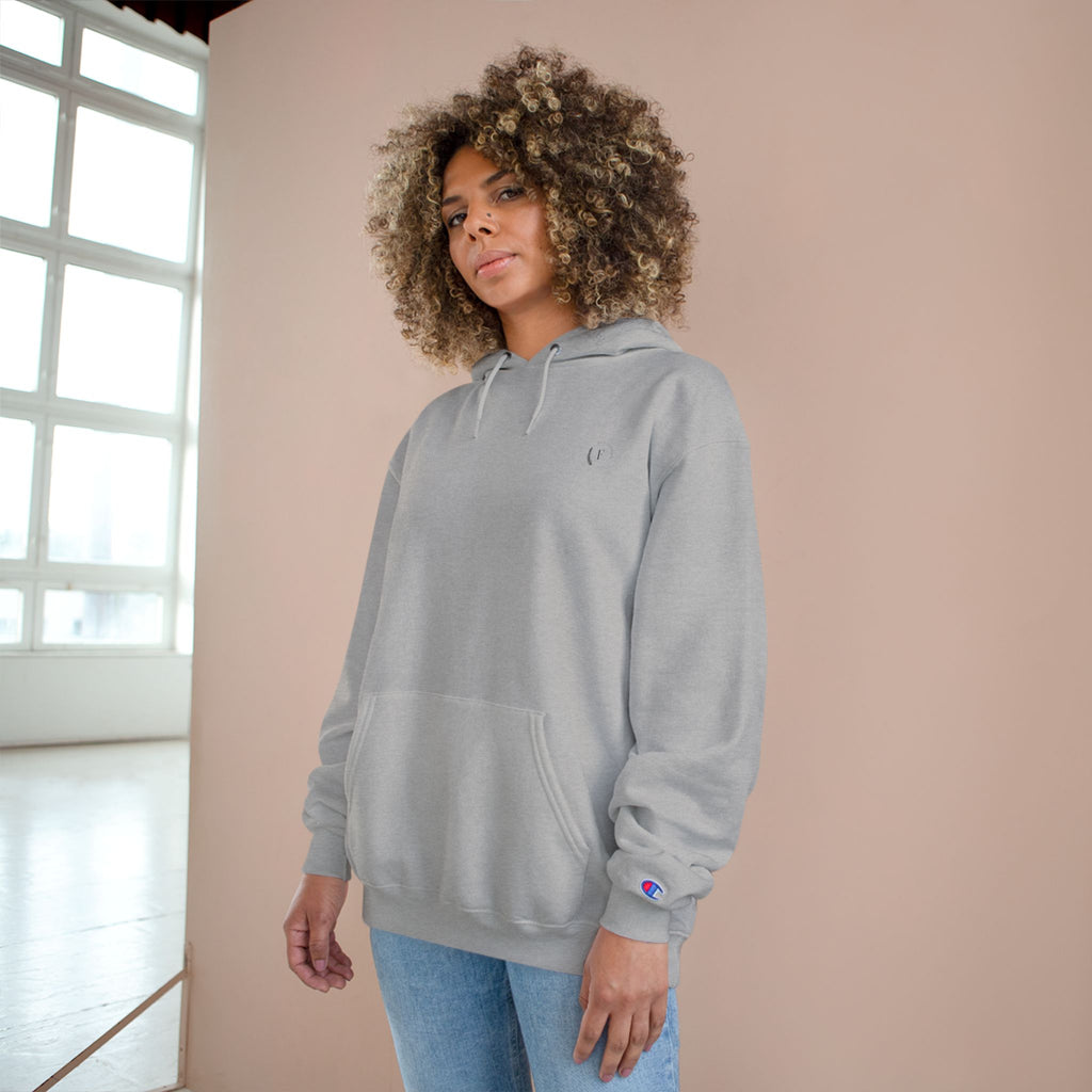 Champion Hoodie — Classic White Logo Pullover Hoodie