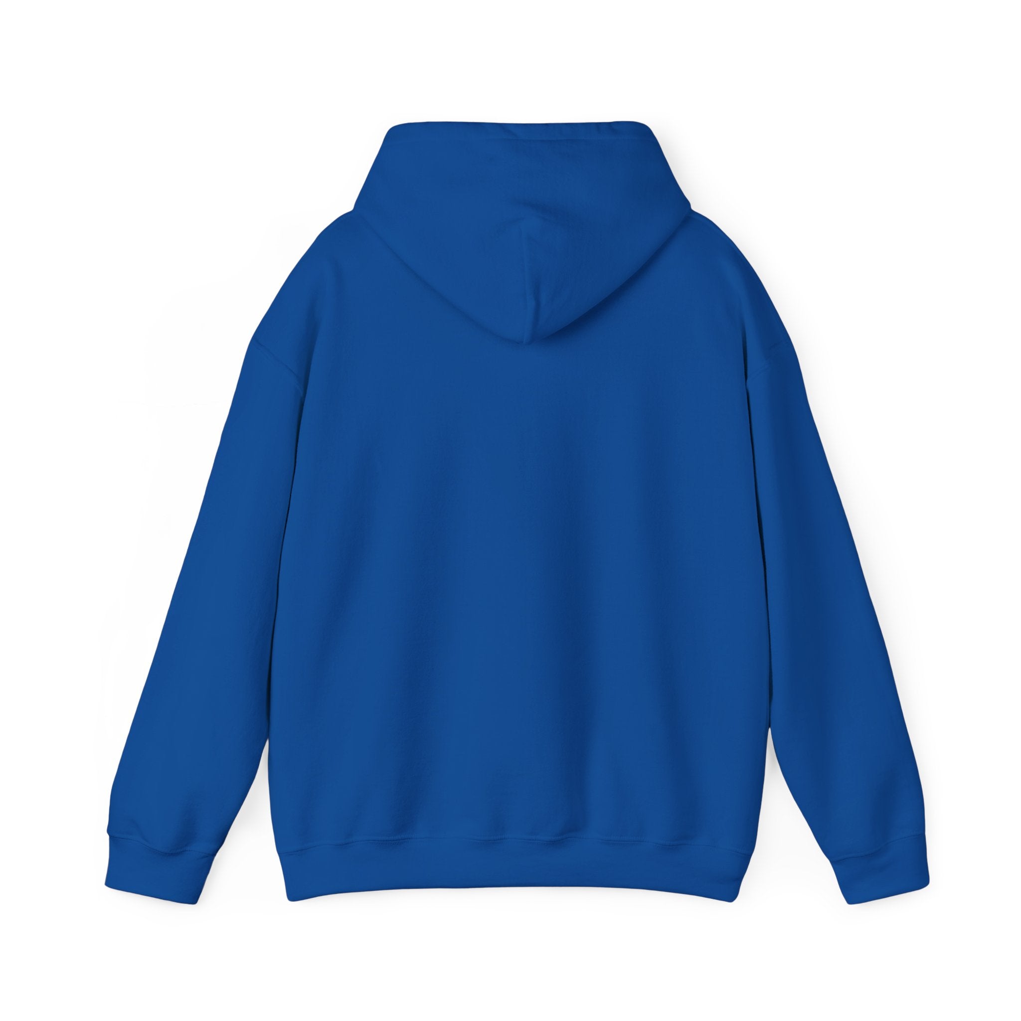White Minimal Logo Hoodie — Clean Casual Unisex Pullover
