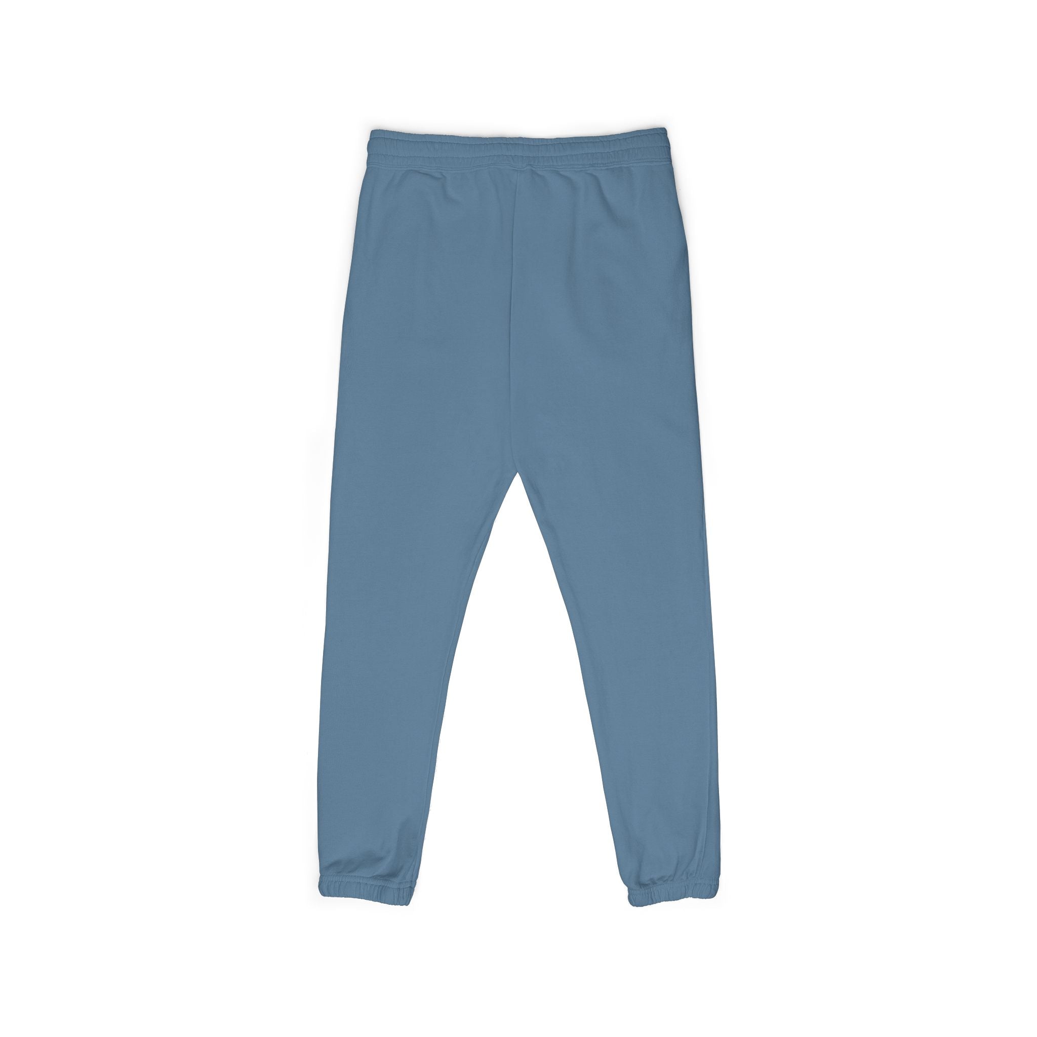 Fleece Sweatpants — Minimalist Cream Joggers with Small Chest Logo