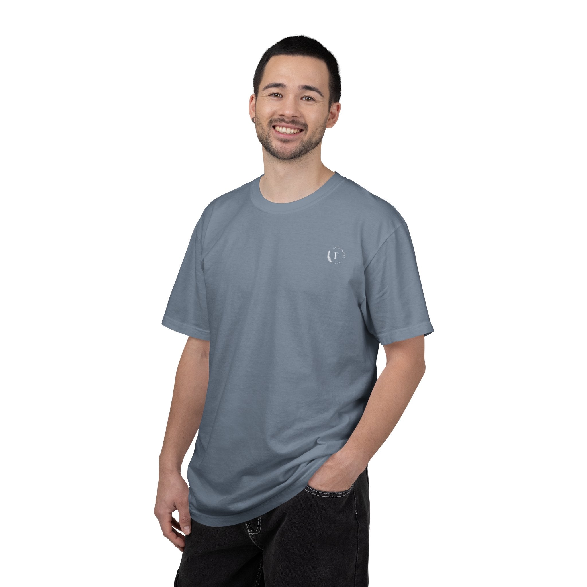 Copy of T-Shirt — Minimal White Garment-Dyed Tee
